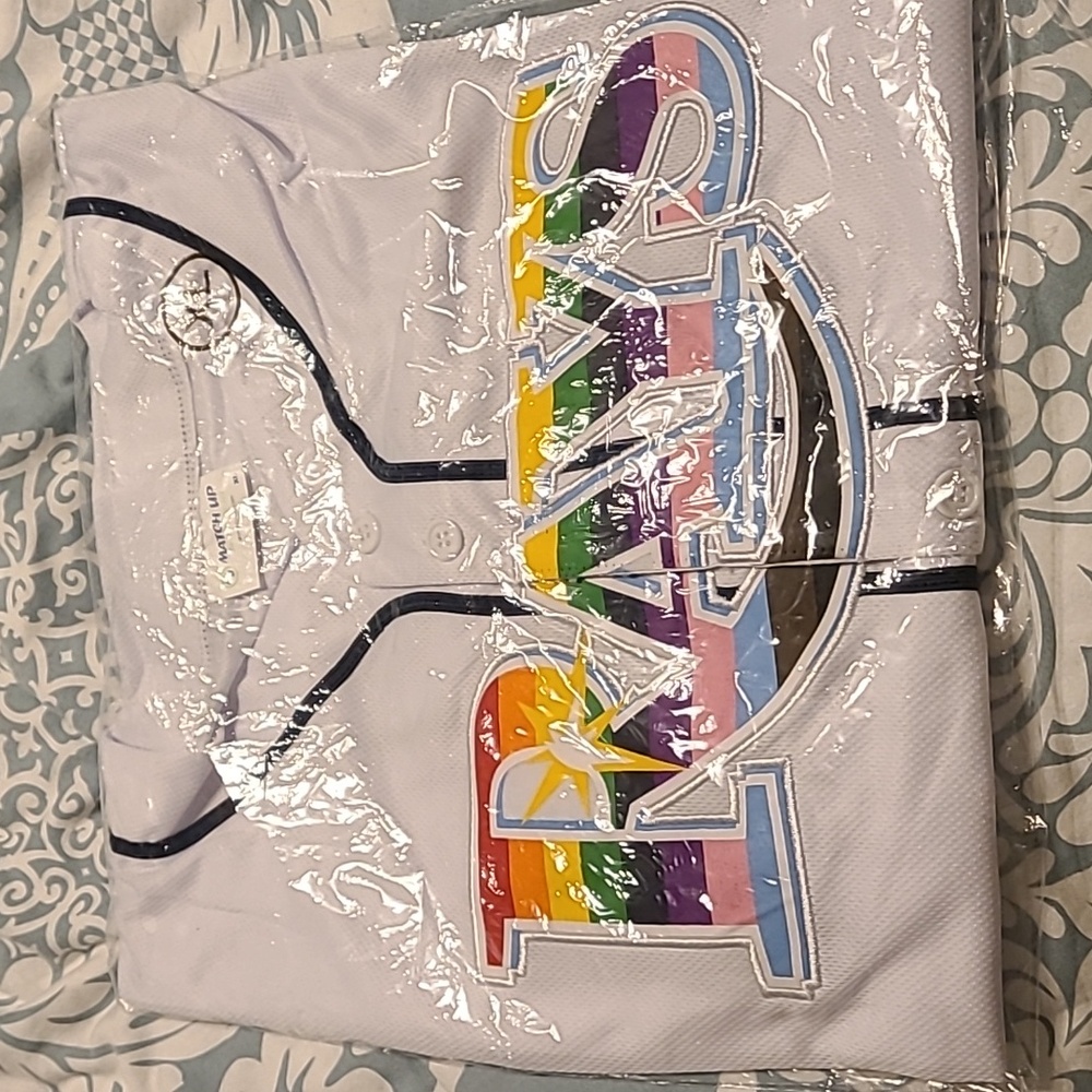 Tampa Bay Rays pride jersey